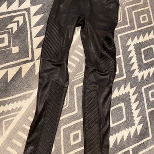 Black Leather Look Leggings